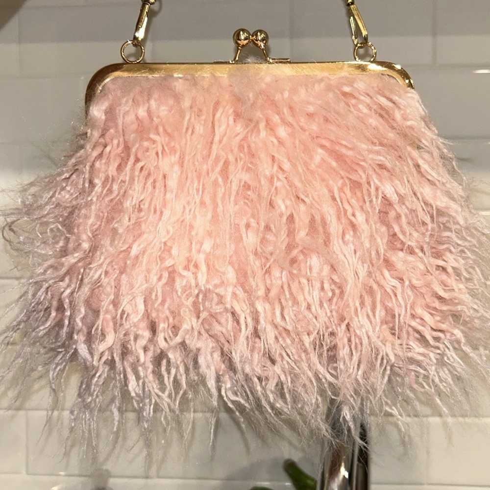 Blush handbag